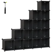 Meble do przedpokoju - Modułowy regał na buty odzież 15 pudełek - miniaturka - grafika 1