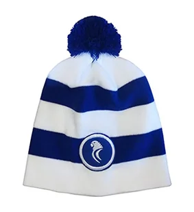 RCD Espanyol | Czapka z frędzlami | Biało-niebieski | Unisex - Czapki damskie - miniaturka - grafika 1