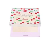 Rozświetlacze do twarzy i ciała - Bell x Kartonii rozświetlacz do twarzy w kompakcie Cherry Glow 4,6 g - miniaturka - grafika 1