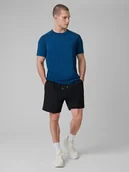 Spodenki męskie - 4F Spodenki treningowe szybkoschnące męskie - czarne XXL - miniaturka - grafika 1