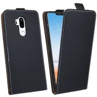 Etui i futerały do telefonów - Etui na telefon komórkowy LG G7 ThinQ etui z klapką na smartfona czarne - miniaturka - grafika 1