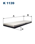 Filtry kabinowe - FILTRON Filtr kabinowy K1139 - miniaturka - grafika 1