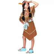 Stroje karnawałowe - FUNNY FASHION Strój dla dzieci "Indianka", rozmiar 140 cm - miniaturka - grafika 1