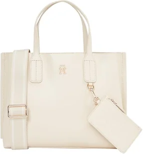TOMMY HILFIGER Damska mini torba Th Distinct Aw0aw17192, Beżowy (trzcina cukrowa), One Size - Torebki damskie - miniaturka - grafika 1