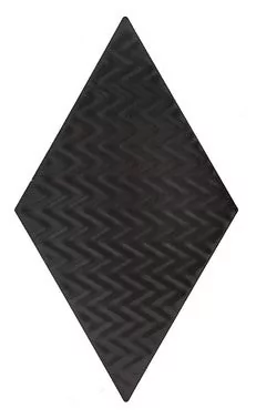 Mozaika ceramiczna Rombic black 04 mat 11.5x20 cm