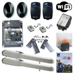 Nice Zestaw WINGO WG3524 24V do 200 kg FLO2R-S + LAMPA ELDC + BIDI WIFI - Zestawy do bram - miniaturka - grafika 1
