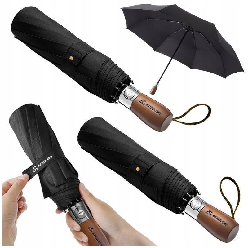 2x DUŻY PARASOL XXL SKŁADANY AUTOMAT PARASOLKA WODOODPORNA PRZECIWSŁONECZNA