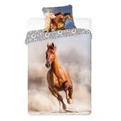 Pościel dla dzieci - Faro TEKSTYLIA SPÓŁKA Z O O KOMANDYTOWA Pościel 160 x 200 Młodzieżowa Horses 006 Gniady 1226181 - miniaturka - grafika 1