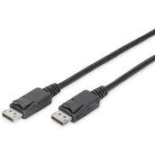 Kable komputerowe i do monitorów - Assmann Kabel połączeniowy DisplayPort 1.2 z zatrzaskami Typ DP/DP M/M czarny 1m AKASSVD00000026 - miniaturka - grafika 1