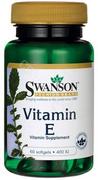 Witaminy i minerały - SWANSON Vitamin E 400 IU 60caps - miniaturka - grafika 1