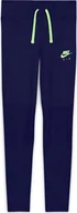 Legginsy - Nike Legginsy Nike Air Big Kids' Girls' Training Leggings DA1003 492 DA1003 492 granatowy M 137-147cm - miniaturka - grafika 1