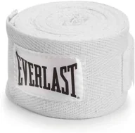 Bandaże bokserskie - Everlast bandaże bokserskie bawełniane białe 3 m - miniaturka - grafika 1