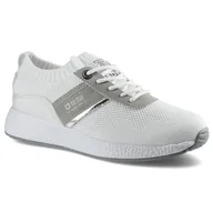 Sneakersy damskie - Białe Sneakersy Big Star Damskie Półbuty Lekkie - miniaturka - grafika 1