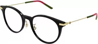 Okulary korekcyjne, oprawki, szkła - Gucci Okulary korekcyjne GG1199OA-001 - miniaturka - grafika 1