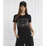 Koszulki i topy damskie - Patrizia Pepe T-shirt | Regular Fit - miniaturka - grafika 1
