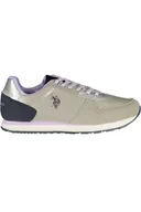 Portfele - US POLO ASSN. SREBRNE BUTY SPORTOWE DAMSKIE - miniaturka - grafika 1