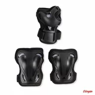 Akcesoria do skatingu - Ochraniacze Rollerblade Skate Gear 3 Pack Black - miniaturka - grafika 1