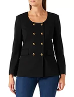 Kurtki damskie - PINKO Eugenia damska kurtka z materiału, Z99_czarna limuzyna, 38 - miniaturka - grafika 1