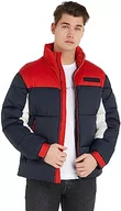 Kurtki męskie - Tommy Hilfiger New York męska kurtka puchowa, tkana, Rwb Kolorowy blok, XXL - miniaturka - grafika 1