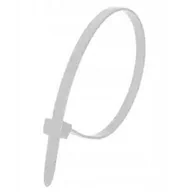 Inne mocowania - Nylonowe opaski zaciskowe białe 4,8x300mm 100szt. - miniaturka - grafika 1