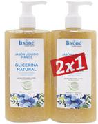 Zestawy kosmetyków damskich - Zestaw Lixone Natural Glycerin Liquid Hand Soap 2 x 300 ml (8411905009876) - miniaturka - grafika 1