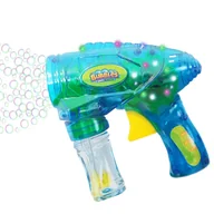 Bańki mydlane - Pistolet Na Bańki Mydlane Maszyna Do Baniek Podświetlany + Płyn - miniaturka - grafika 1