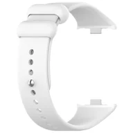 Akcesoria do smartwatchy - Pasek Silikonowy Mi Band 8 Pro / M8 Pro (12), WHITE / BIAŁY - miniaturka - grafika 1