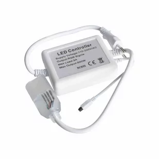 KABEL ZASILAJĄCY ZE STEROWNIKIEM I PILOTEM DO NEON LED RGB EKF1139 - Lampy ogrodowe - miniaturka - grafika 1
