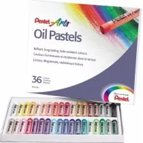 Pentel Kredki pastele olejne 36 kolorów - Przybory szkolne - miniaturka - grafika 1