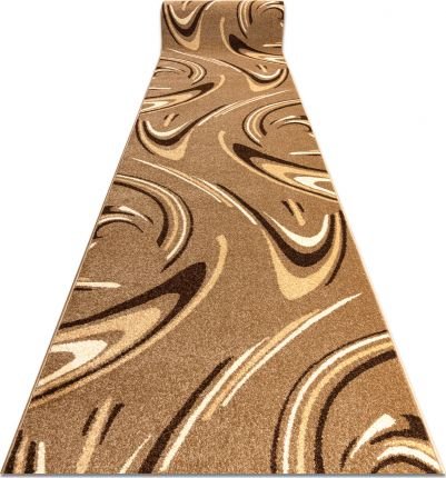 Dywany Łuszczów Chodnik KARMEL FRYZ - COFFEE orzech 110 cm, 110x430 cm
