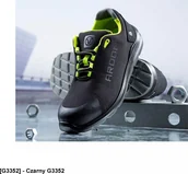 Obuwie robocze - Ardon SOFTEX S1P G33 - lekkie półbuty ochronne w sportowym stylu podnosek - Czarno-żółty G3352 45 - miniaturka - grafika 1