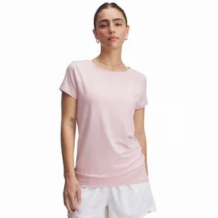 Koszulka damska Under Armour Tech Mesh SS Rozmiar: M / Kolor: różowy - Koszulki sportowe damskie - miniaturka - grafika 1