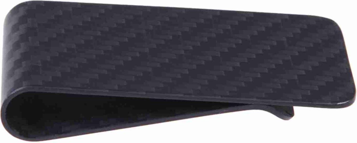 Klip na pieniądze z prawdziwego włókna węglowego Karta kredytowa Portfel gotówkowy polerowany i matowy dla opcji