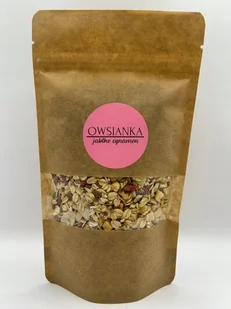 OWSIANKA JABŁKO CYNAMON 200G DELIFRUITS ZDROWE PYSZNE ŚNIADANIE - Płatki śniadaniowe i musli - miniaturka - grafika 1