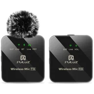 Mikrofony komputerowe - System bezprzewodowy PULUZ PU3153B 1 TX + 1 RX PU3153B - miniaturka - grafika 1