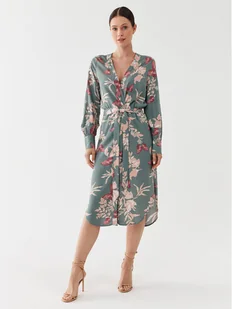Vero Moda Sukienka codzienna Easy Laurel 10297341 Zielony Regular Fit - Sukienki - miniaturka - grafika 1