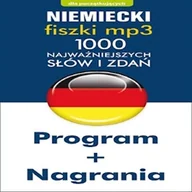 Audiobooki do nauki języków - Niemiecki Fiszki mp3 1000 najważniejszych słów i zdań zespół autorów - miniaturka - grafika 1