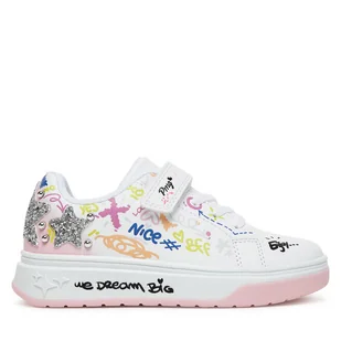 Sneakersy Primigi AVANT-8973200 Biały - Buty dla dziewczynek - miniaturka - grafika 1