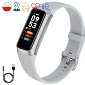 Smartband - Rubicon Band RBN-BAND-SIL szara opaska smart - miniaturka - grafika 1