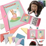 Układanki dla dzieci - Tangram Klocki Magnetyczne Drewniana Układanka Xl - miniaturka - grafika 1