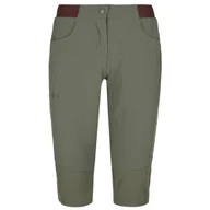 Spodnie sportowe damskie - Damskie spodnie 3/4 Kilpi Meedin-W Rozmiar: M / Kolor: zielony - miniaturka - grafika 1