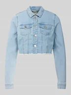 Kurtki damskie - Kurtka jeansowa o kroju regular fit z mieszanki bawełny model ‘WONDER’ - miniaturka - grafika 1