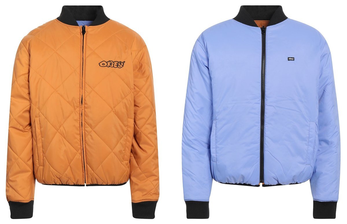 Obey Oryginalna Kurtka Męska Dwustronna Rozmiar L