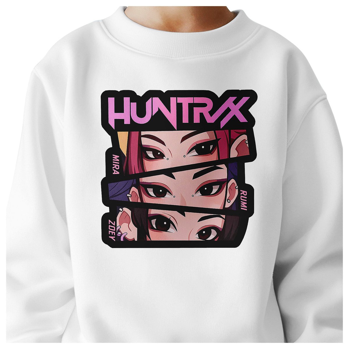 BLUZA DZIECIĘCA KPOP DEMON HUNTERS HUNTRIX 122-128 BAWEŁNIANA JAKOŚĆ