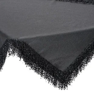 Obrus EUROFIRANY Jasper 85 x 85 cm Czarny - Obrusy i serwetki - miniaturka - grafika 1