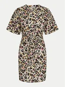 Sukienki - Pieces Sukienka codzienna Arlem 17149306 Beżowy Regular Fit - miniaturka - grafika 1