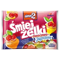 Żelki - nimm2 Śmiejżelki owocowo-jogurtowe Żelki owocowe wzbogacone witaminami 100 g - miniaturka - grafika 1