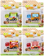 Samochody i pojazdy dla dzieci - ﻿Auto ciężarowe metalowe Food truck mix MEGA CREATIVE - miniaturka - grafika 1