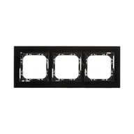 Klawisze i ramki - Ospel Impresja szkło czarne ramka R-3YGC/32/25 R-3YGC/32/25 - miniaturka - grafika 1