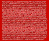 Dekoratorstwo - Litery samoprzylepne 7 milimetrów czerwone matowy - Matowa - miniaturka - grafika 1